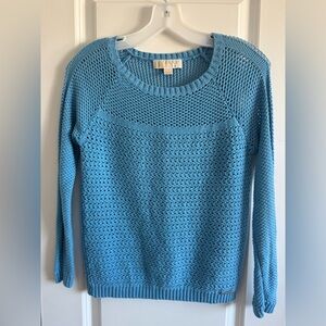 MICHAEL Michael Kors Sky Blue Textured Sweater